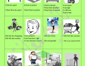 اوراق عمل محلولة - فرنسي - للصف الثاني عشر أدبي - الفصل الأول